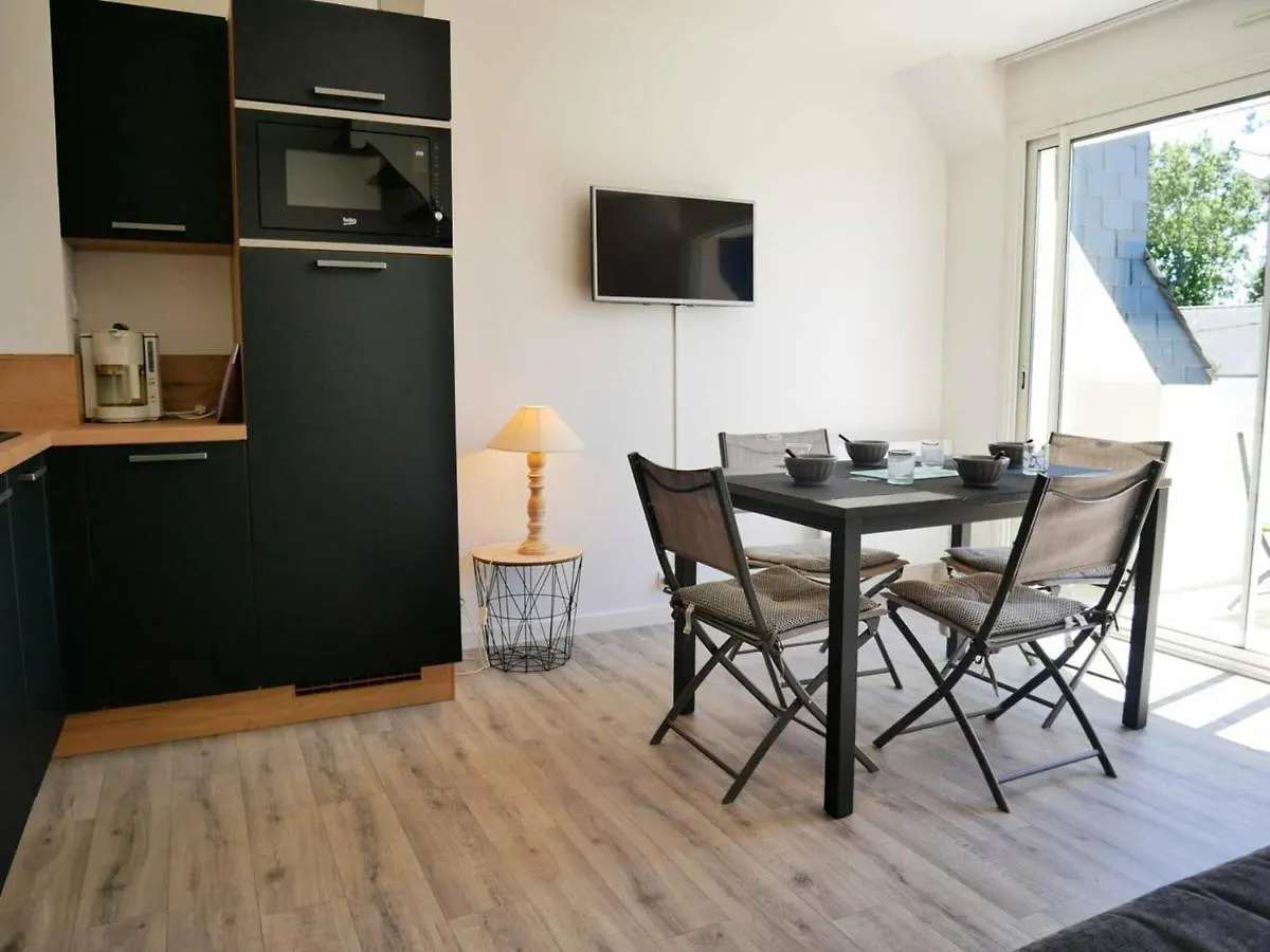 Duplex A Carnac: 3 Pieces, 35M², Sud, Jardin, Proche Plage Et Commerces, 4 Personnes - Fr-1-477-53 아파트 카르나크